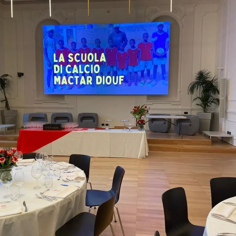 evento di beneficienza Mactar Diouf